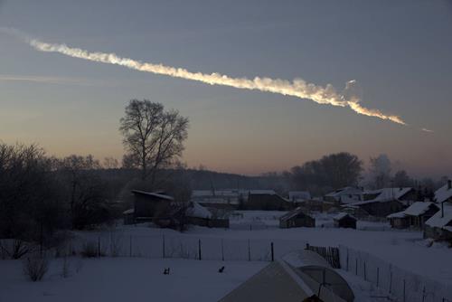 Jejak Meteor Chelyabinsk