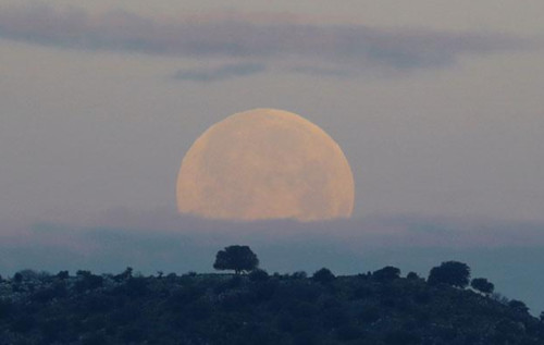 Jika Bulan Berada Sangat Dekat Dengan Bumi