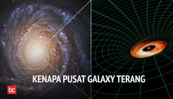 Jika di Pusat Galaksi Adalah Lubang Hitam, Kenapa Ada Titik Cahaya yang Sangat Terang?