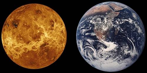 Bumi bersebelahan dengan Planet Venus