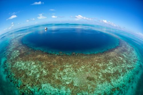 The Great Blue Hole di Belize - Keindahan Bawah Laut