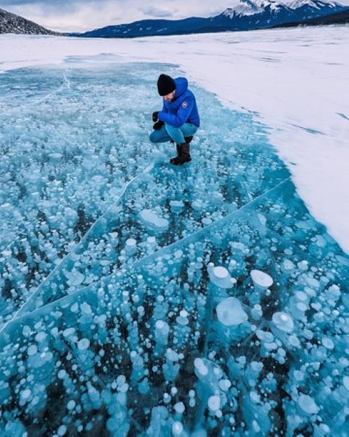 “Frozen Methane Bubbles”, Canada