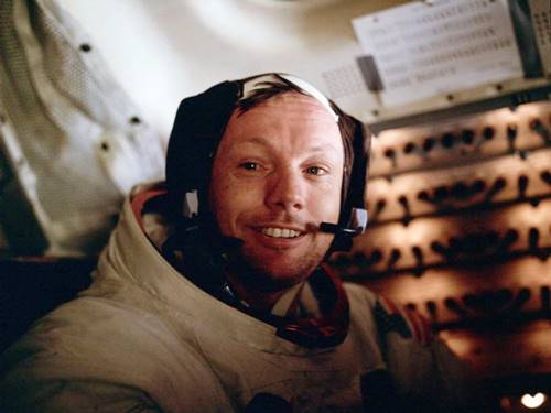 Foto portrait Astronot Neil Amstrong