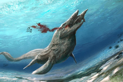 Tylosaurus merupakan kadal laut  purba