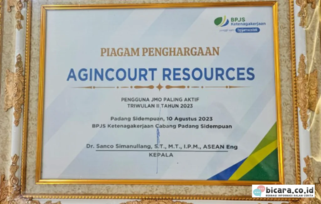 BPJS Ketenagakerjaan Gold Award