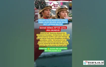 calon manajer Kopdes Merah Putih