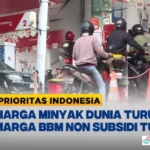 harga BBM nonsubsidi turun