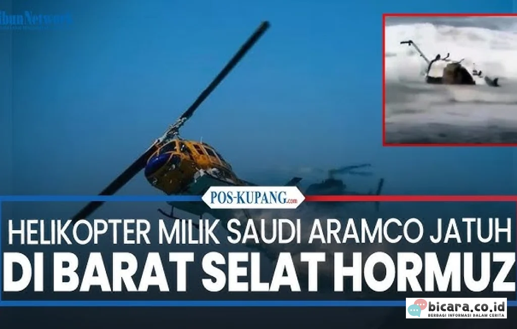 Helikopter Saudi Aramco Jatuh