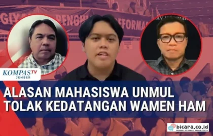 Mahasiswa Tolak Wamen HAM