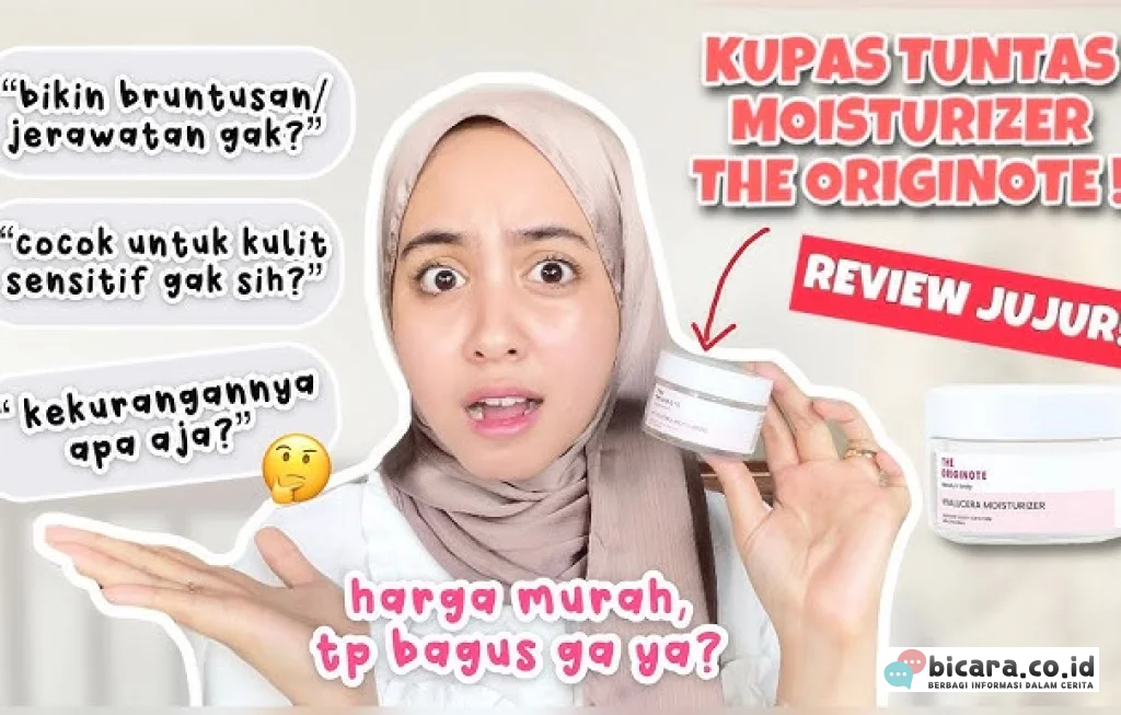 Review The Originote Moisturizer