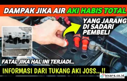 air aki mobil habis