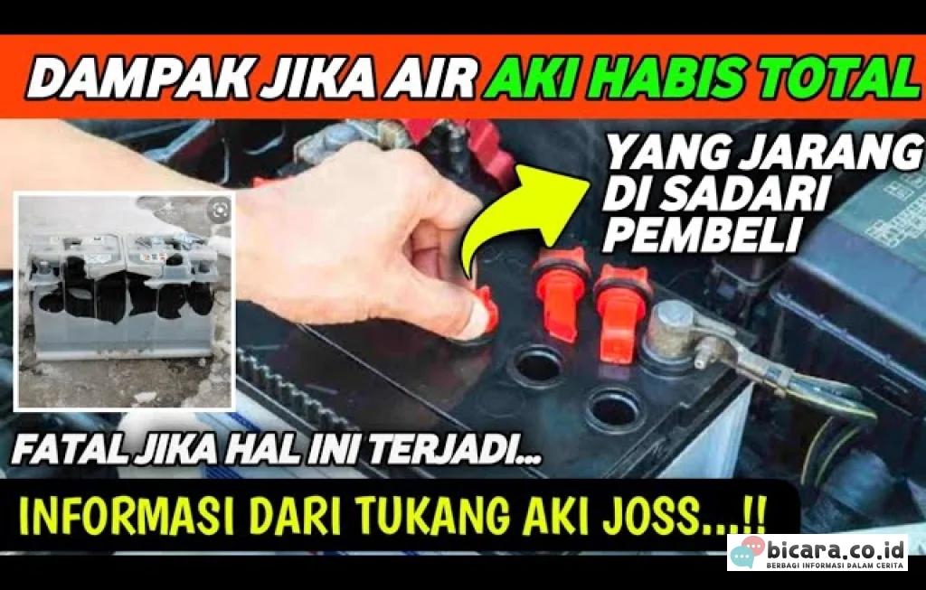 air aki mobil habis