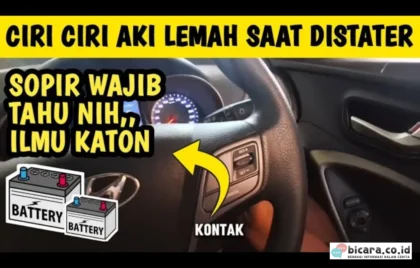 aki mobil lemah