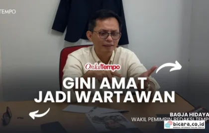 Bagja Hidayat Pemred Tempo