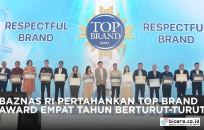Baznas RI Top Brand Award