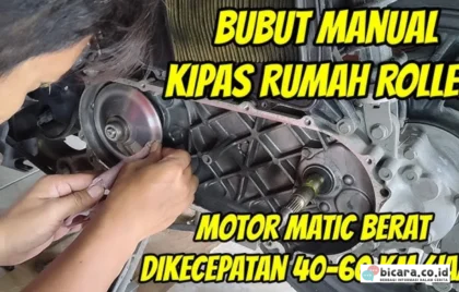 berat roller motor matic