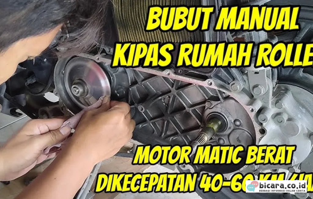 berat roller motor matic