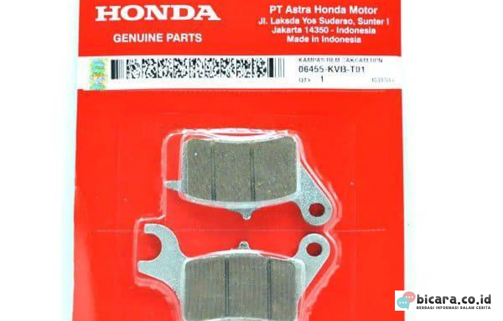 kampas rem motor matic