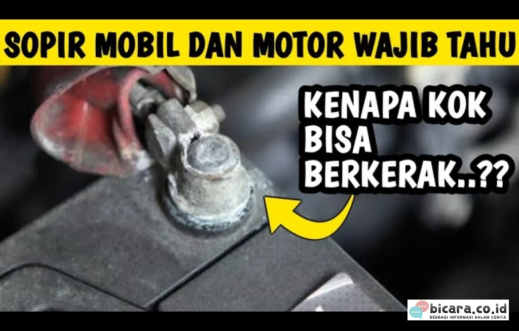 terminal aki mobil berkarat