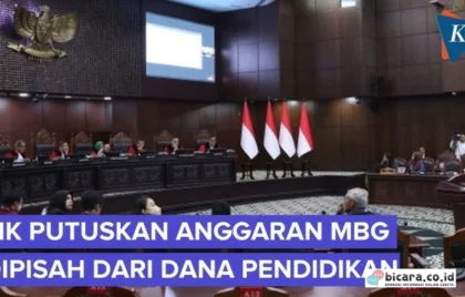 Anggaran MBG Dipisah