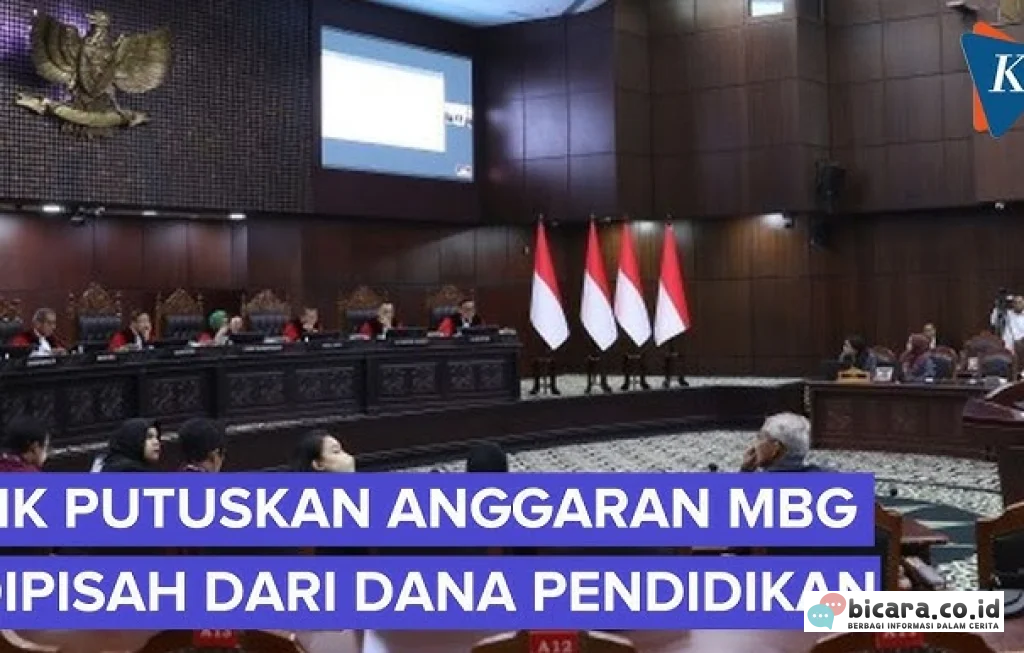Anggaran MBG Dipisah