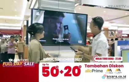 diskon Smart TV Transmart