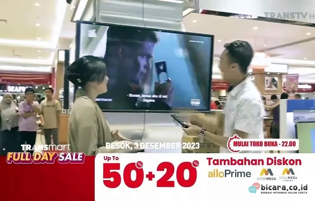 diskon Smart TV Transmart