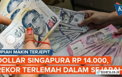 Dolar Singapura Rp 14.000