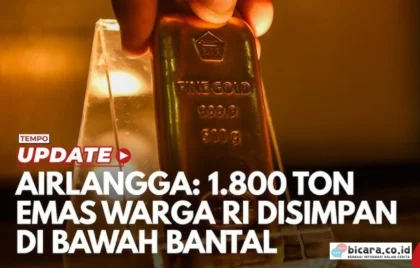 emas 1.800 ton