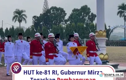 Gubernur Mirza HUT RI