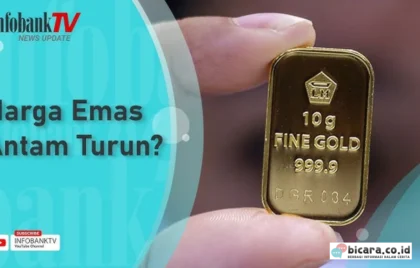 Harga Emas Antam Turun