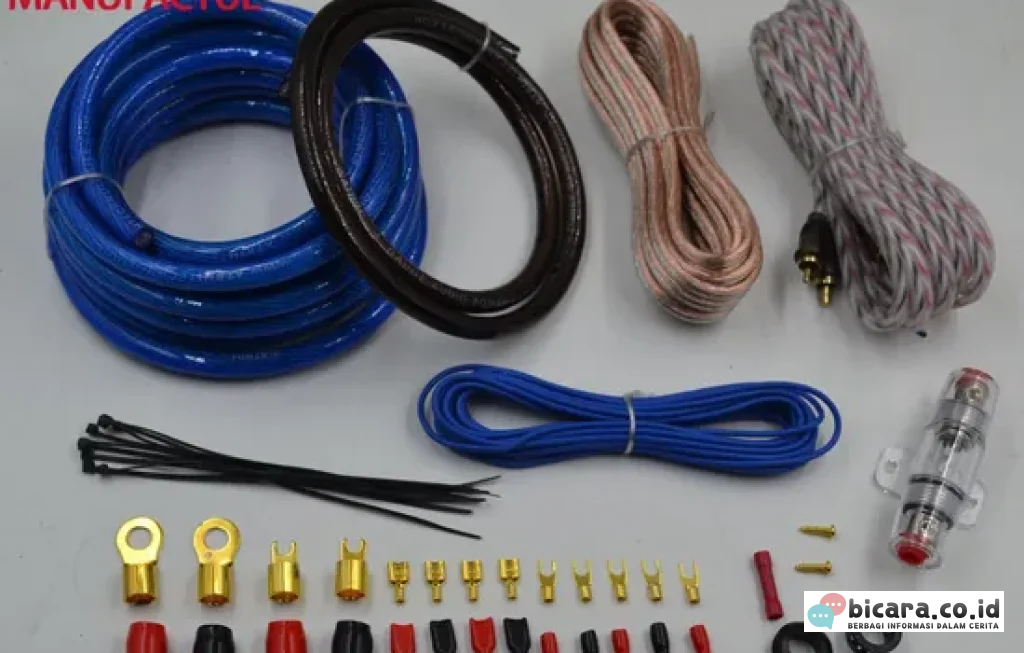 kabel audio mobil tembaga murni