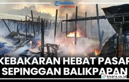 Kebakaran Pasar Sepinggan