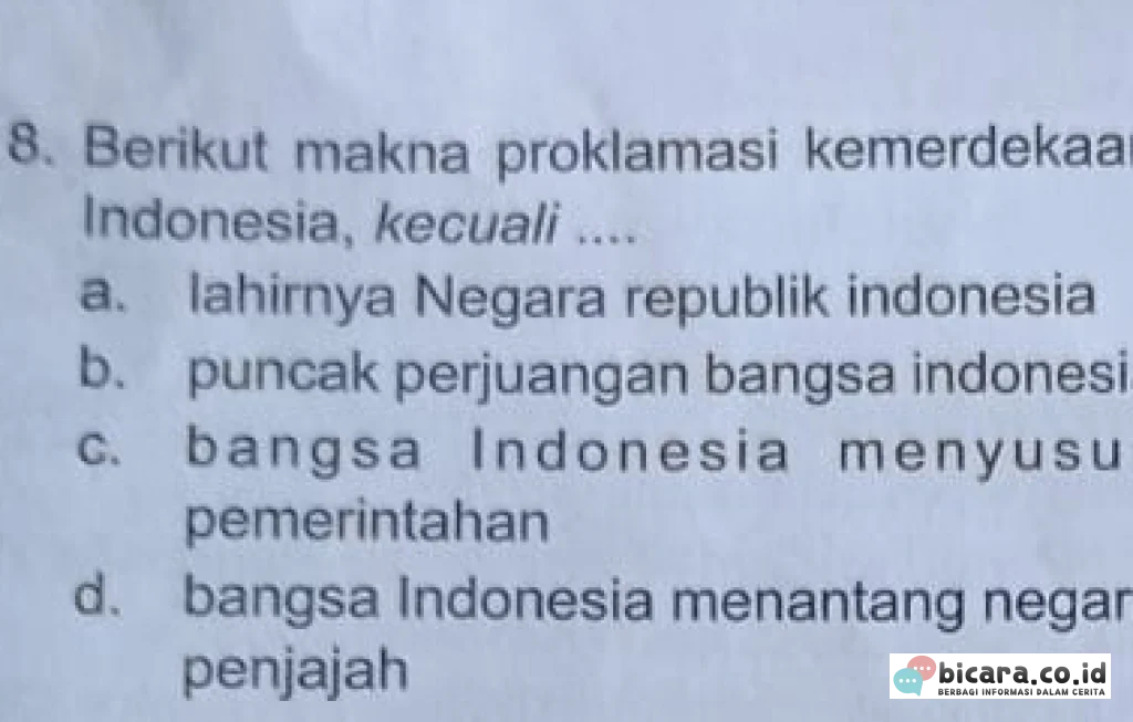 Makna Kemerdekaan Indonesia