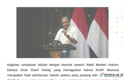 Penegakan Hukum Kolonial