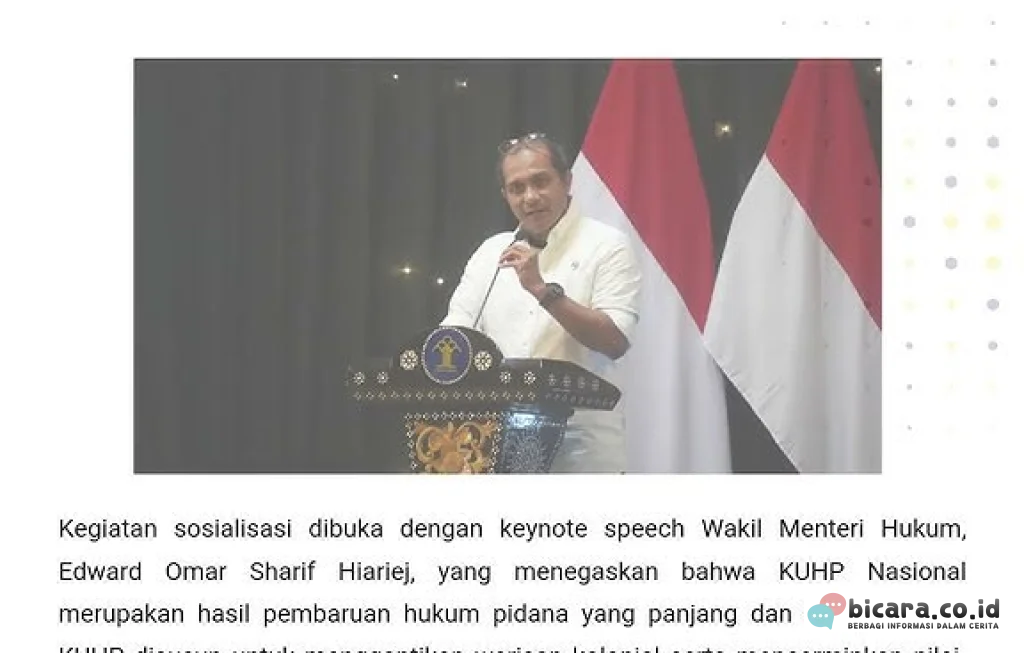 Penegakan Hukum Kolonial