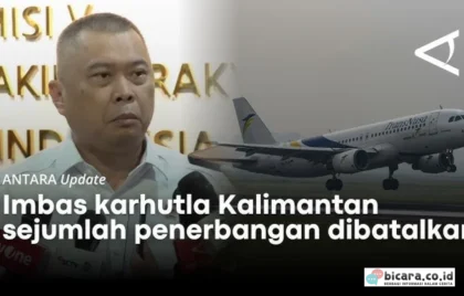 Penerbangan Dibatalkan Karhutla