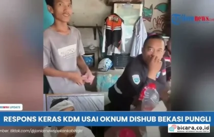 PTDH Oknum Dishub Bekasi