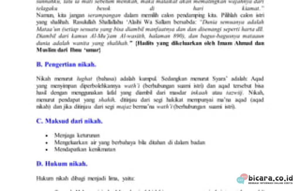 rukun nikah Islam